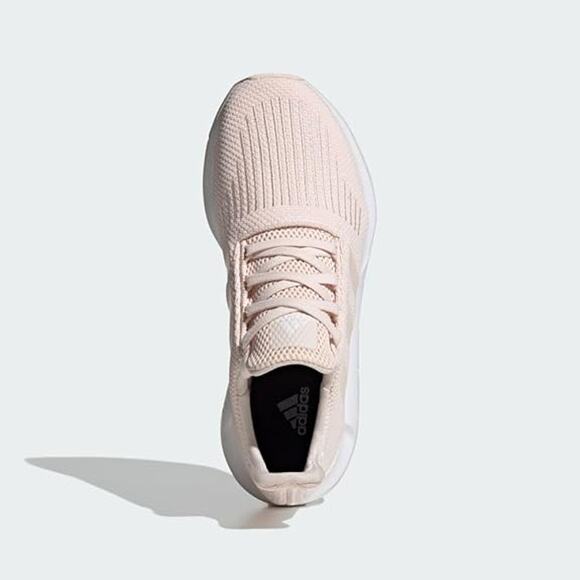NWT adidas Women's Swift Run Sneaker, Wonder Quartz/Wonder Quartz/White, 8 - Picture 4 of 5